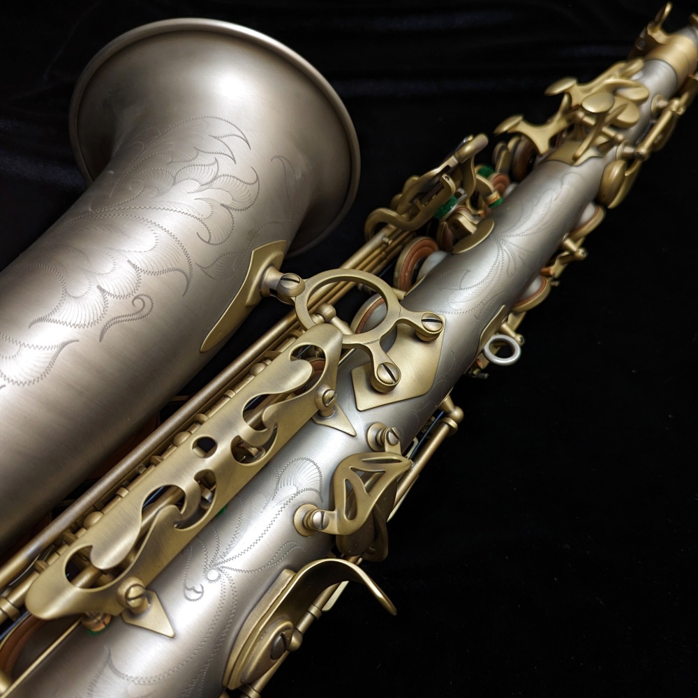 Lightly Used Kessler Custom 'Handmade NS' Alto Sax - Nickel Silver - Engraving