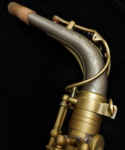 Lightly Used Kessler Custom 'Handmade NS' Alto Sax - Nickel Silver - neck