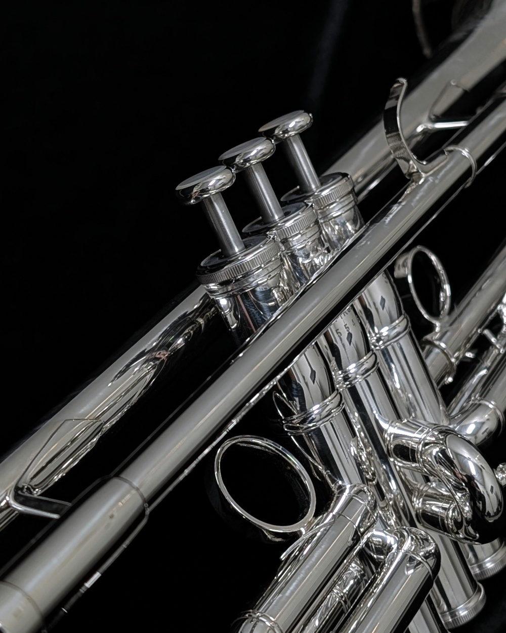 Used Yamaha 8335IIRS Xeno Trumpet #554641 - Leadpipe