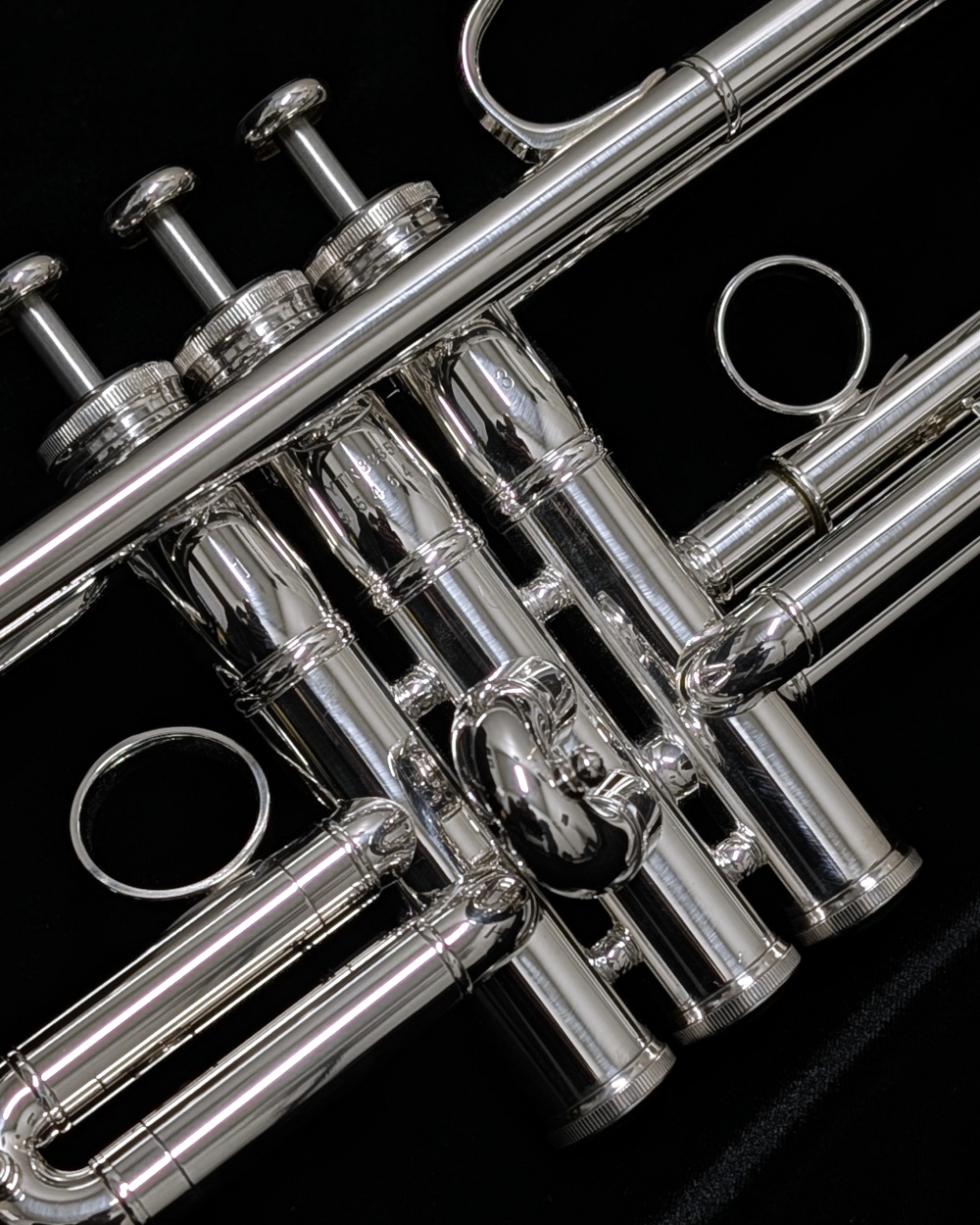 Used Yamaha 8335IIRS Xeno Trumpet #554641 - Valve Block