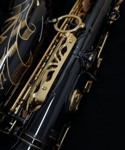 Used Yamaha Custom EX Black Alto Sax - YAS-875EXIIB #F11731 - Back of Sax