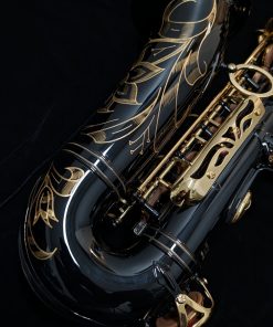 Used Yamaha Custom EX Black Alto Sax - YAS-875EXIIB #F11731 - Back of Sax