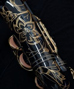 Used Yamaha Custom EX Black Alto Sax - YAS-875EXIIB #F11731 - Engraving