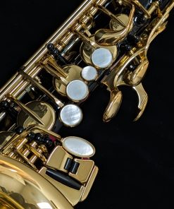 Used Yamaha Custom EX Black Alto Sax - YAS-875EXIIB #F11731 - Left Hand