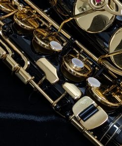 Used Yamaha Custom EX Black Alto Sax - YAS-875EXIIB #F11731 - Right Hand