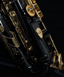 Used Yamaha Custom EX Black Alto Sax - YAS-875EXIIB #F11731 - Right Hand Thumb