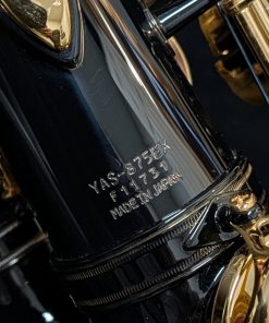 Used Yamaha Custom EX Black Alto Sax - YAS-875EXIIB #F11731 - Serial