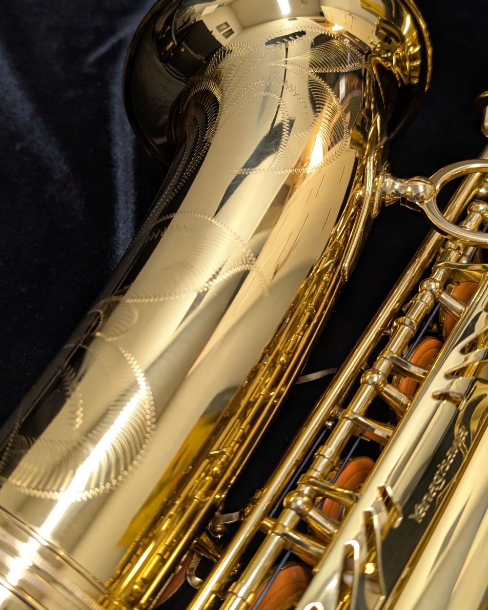 Used Yanagisawa A901 Alto Sax #00330435 - Back of Bell