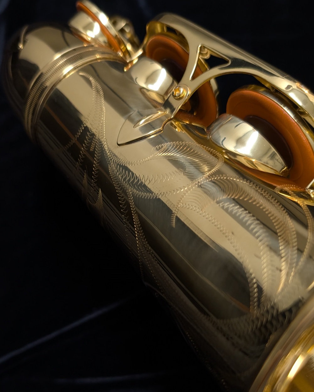 Used Yanagisawa A901 Alto Sax #00330435 - Engraving