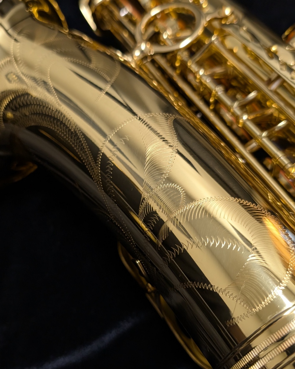 Used Yanagisawa A901 Alto Sax #00330435 - Engraving