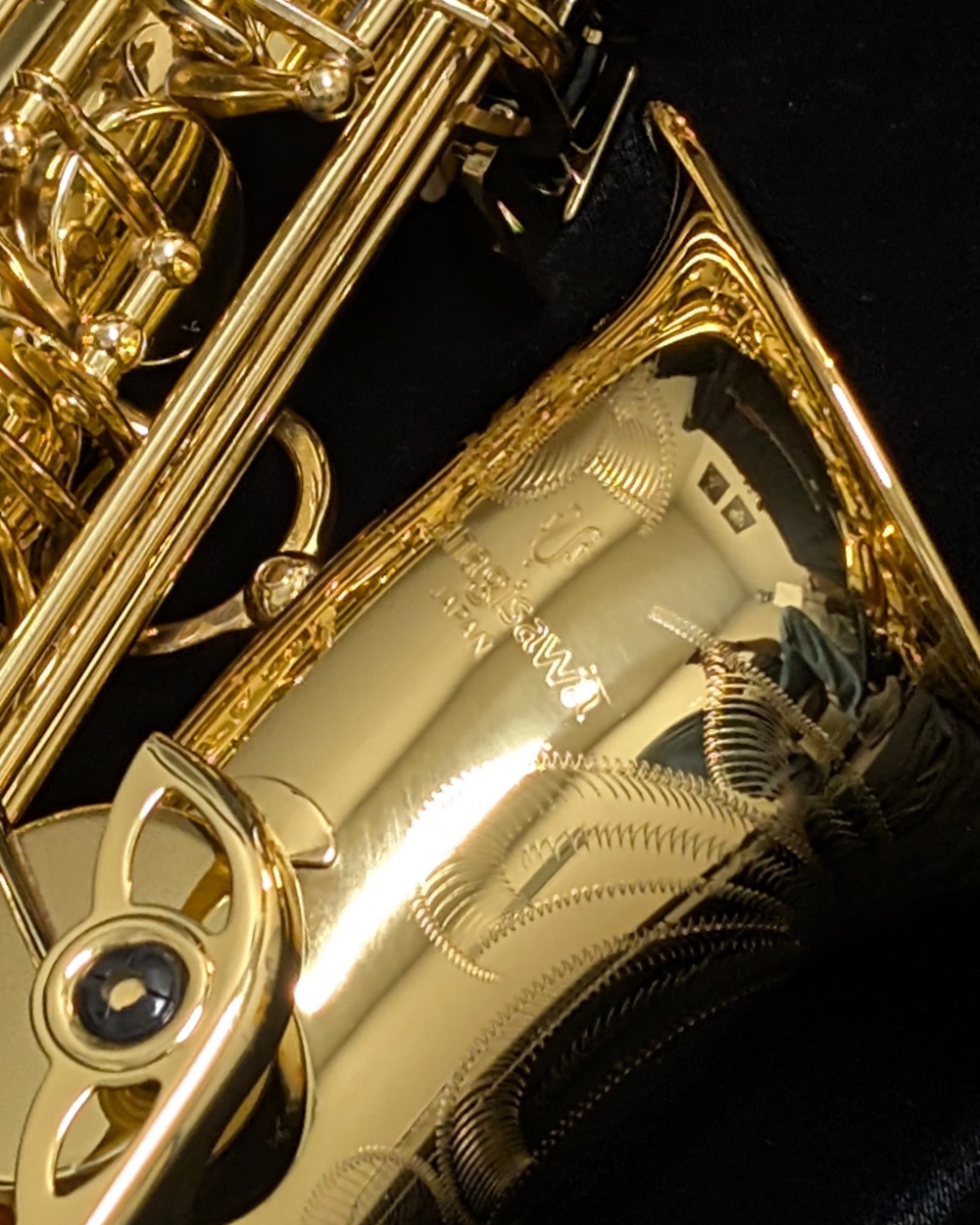 Used Yanagisawa A901 Alto Sax #00330435 - Logo