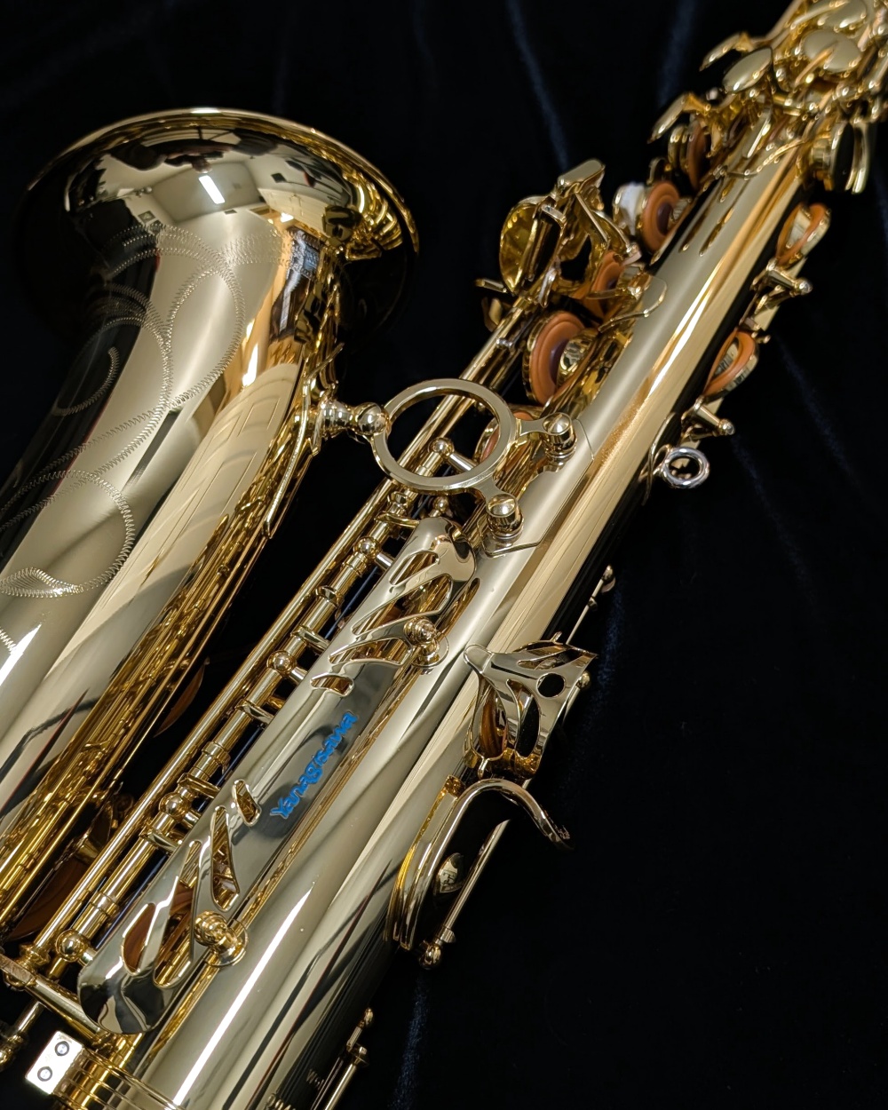 Lightly Used Yanagisawa AWO1 Pro Alto Saxophone #00419133 - Back of Body