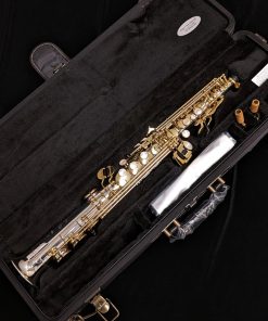 Yanagisawa SWO37 Solid Silver Soprano Sax - Inside Case