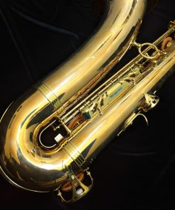 Lightly Used Yanagisawa TWO2UL Unlacquered Tenor Sax - 00396061- back of Bow