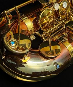 Lightly Used Yanagisawa TWO2UL Unlacquered Tenor Sax - 00396061- Bow Closeup