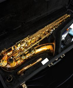 Lightly Used Yanagisawa TWO2UL Unlacquered Tenor Sax - 00396061- Inside Case